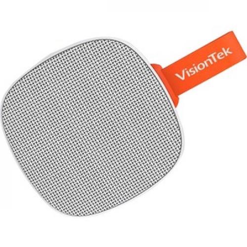 VisionTek Sound Cube Portable Bluetooth Speaker System   Gray Front/500