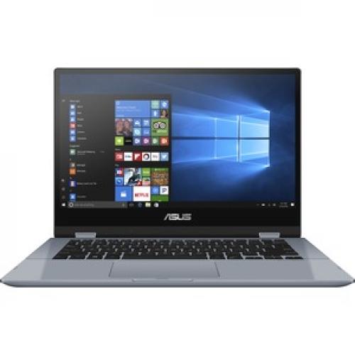 Asus VivoBook Flip 14 TP412 TP412FA XB56T 14" Touchscreen Convertible Notebook   Full HD   1920 X 1080   Intel Core I5 10th Gen I5 10210U 1.60 GHz   8 GB Total RAM   512 GB SSD Front/500