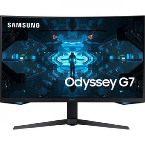 Samsung Odyssey G7 C32G75TQSN 32" Class WQHD Curved Screen Gaming LCD Monitor   16:9   Black Front/500