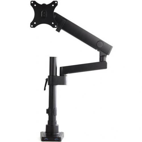 StarTech.com Desk Mount Monitor Arm With 2x USB 3.0 Ports, Full Motion Monitor Mount Up To 34" (17.6lb/8kg) VESA Display, C Clamp/Grommet Front/500