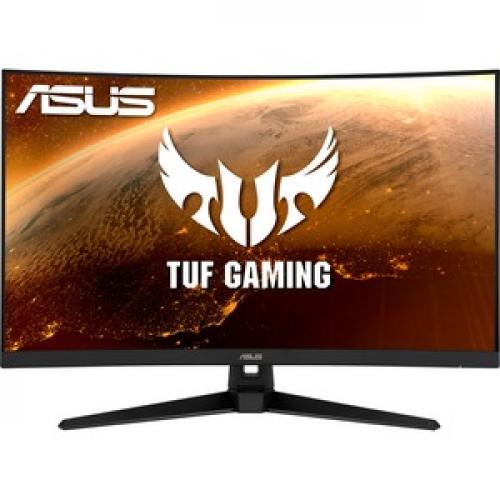 ASUS TUF Gaming 32" 1440P HDR Curved Monitor (VG32VQ1B)   QHD (2560 X 1440), 165Hz (Supports 144Hz), 1ms, Extreme Low Motion Blur, Speaker, FreeSync Premium, VESA Mountable, DisplayPort, HDMI Front/500