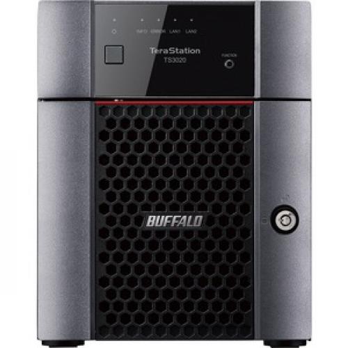 BUFFALO TeraStation 3420 4 Bay SMB 32TB (4x8TB) Desktop NAS Storage W/ Hard Drives Included Front/500