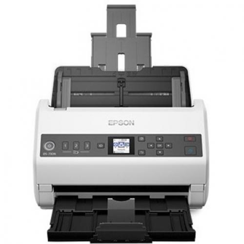 Epson DS 730N Sheetfed Scanner   600 Dpi Optical Front/500