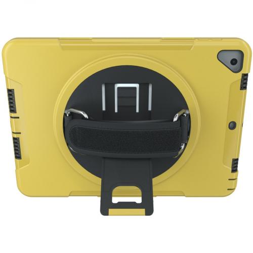 CTA Digital: Protective Case With Build In 360? Rotatable Grip Kickstand For IPad 7th & 8th Gen 10.2?, IPad Air 3 & IPad Pro 10.5?, Yellow Front/500