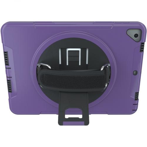 CTA Digital: Protective Case With Build In 360? Rotatable Grip Kickstand For IPad 7th & 8th Gen 10.2?, IPad Air 3 & IPad Pro 10.5?, Purple Front/500