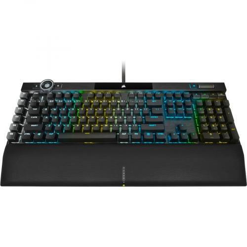 Corsair K100 RGB Mechanical Gaming Keyboard   CHERRY MX Speed   Black Front/500