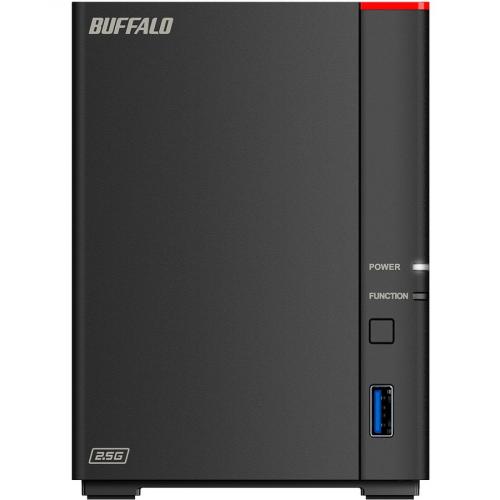 BUFFALO LinkStation 720 2 Bay 4TB Personal Cloud NAS Storage Hard Drives Included Front/500