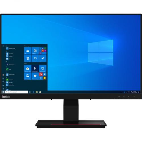 Lenovo ThinkVision T24t 20 23.8" 60Hz Touchscreen Full HD LCD Monitor   1920 X 1080 FHD Display @ 60 Hz   In Plane Switching (IPS) Technology   4 Ms Response Time   WLED Backlight   99% SRGB Color Gamut Front/500