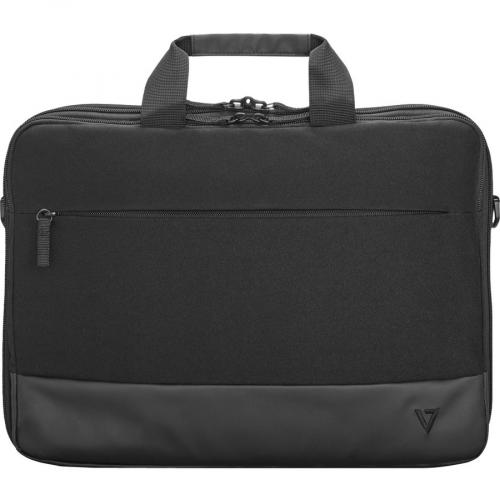 V7 Professional CCP16 ECO BLK Carrying Case (Briefcase) For 15.6" To 16" Notebook   Black Front/500