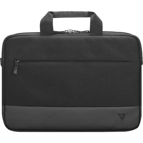 V7 Professional CTP14 ECO BLK Carrying Case (Briefcase) For 14" To 14.1" Notebook   Black Front/500