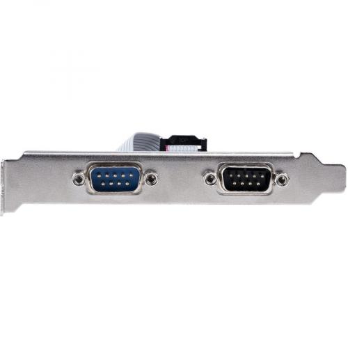 StarTech.com 2 Port PCI RS232 Serial Adapter Card, Dual Serial DB9 Ports, Expansion/Controller Card, Windows/Linux, Standard/Low Profile Front/500