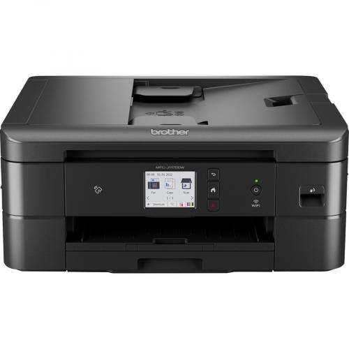 Brother MFC MFC J1170DW Inkjet Multifunction Printer Color Copier/Fax/Scanner 17 Ppm Mono/16.5 Ppm Color Print 6000x1200 Dpi Print Automatic Duplex Print 150 Sheets Input Color Flatbed Scanner 1200 Dpi Optical Scan Color Fax Wireless LAN Front/500
