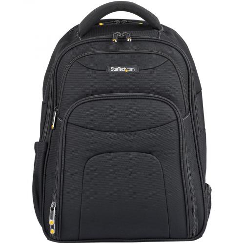StarTech.com 17.3" Laptop Backpack W/ Removable Accessory Case, Professional IT Tech Backpack For Work/Travel/Commute, Nylon Computer Bag Front/500