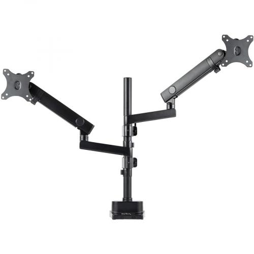 StarTech.com Desk Mount Dual Monitor Arm, Height Adjustable Full Motion Monitor Mount For 2x VESA Displays Up To 32" (17.6lb/8kg) Front/500