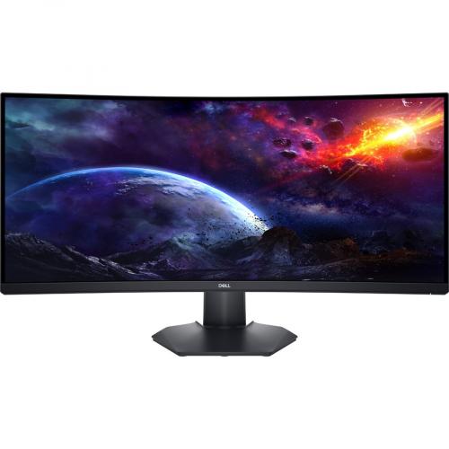 Dell S3422DWG 34" UW QHD Curved Screen Edge LED Gaming LCD Monitor   21:9   Black Front/500