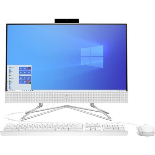 HP 22 Dd0046 All In One Desktop, 21.5&quot; Screen, AMD Athlon&trade; Silver, 4GB Memory, 256GB Solid State Drive, Windows&reg; 11, 1K0J1AA#ABA Front/500