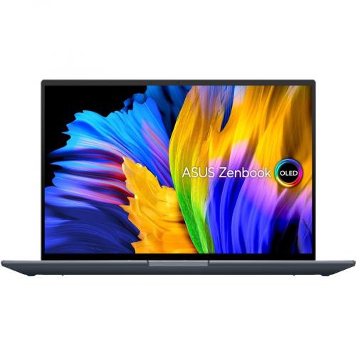 Asus Zenbook 14X 14" Touchscreen Notebook Intel Core I7 1165G7 16GB RAM 512GB SSD Pine Gray   Intel Core I7 1165G7 Quad Core   512 GB SSD   Pine Gray   Intel Chip   Windows 11 Pro   NVIDIA GeForce MX450 With 2 GB Front/500