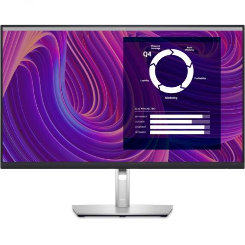 Dell P2723D 27" WLED LCD Monitor   16:9   Black, Silver Front/500