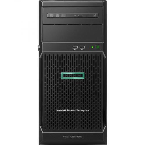 HPE ProLiant ML30 G10 Plus 4U Tower Server   1 X Intel Xeon E 2314 2.80 GHz   16 GB RAM   Serial ATA/600 Controller Front/500