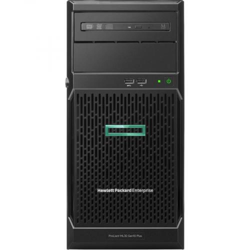 HPE ProLiant ML30 G10 Plus 4U Tower Server   1 X Intel Xeon E 2314 2.80 GHz   16 GB RAM   Serial ATA Controller Front/500