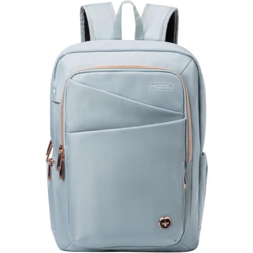 Swissdigital Design KATY ROSE SD1006FB 14 Carrying Case (Backpack) For 15.6" To 16" Apple MacBook Pro   Teal Blue Front/500
