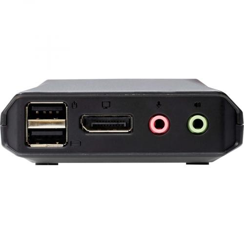 ATEN 2 Port USB C DisplayPort Hybrid Cable KVM Switch CS52DP Front/500