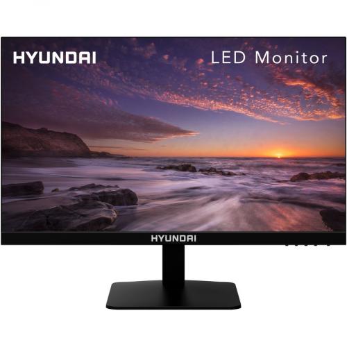 Hyundai 24 Inch Professional Office Monitor, 75Hz, 1080p Full HD (1920x1080) LCD, HDMI And VGA, VESA Mountable, Black, 24FOM Series Front/500
