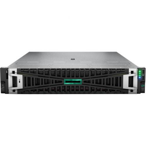 HPE ProLiant DL385 G11 2U Rack Server   1 X AMD EPYC 9124 2.70 GHz   32 GB RAM   12Gb/s SAS Controller Front/500