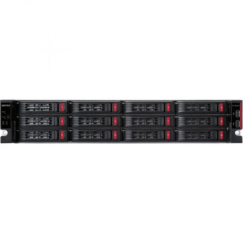 BUFFALO TeraStation 51220 12 Bay 32TB (4x8TB) Business Rackmount NAS Storage Hard Drives Included Front/500