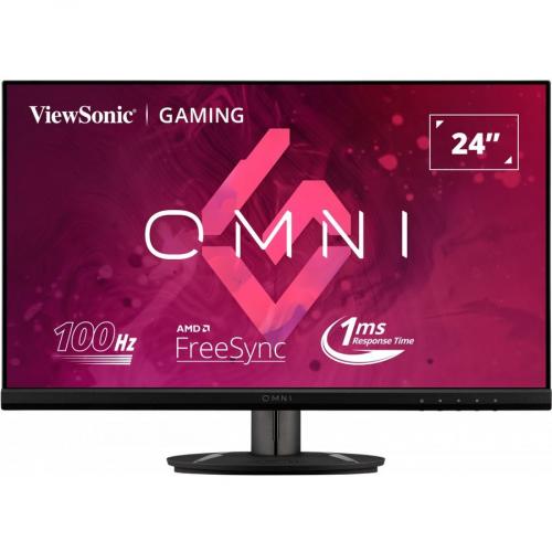 ViewSonic OMNI VX2416 24 Inch 1080p 1ms 100Hz Gaming Monitor With IPS Panel, AMD FreeSync, Eye Care, HDMI And DisplayPort Front/500