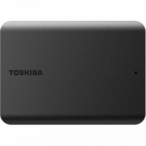 Toshiba Canvio Basics 1 TB Portable Hard Drive   2.5" External   Matte Black Front/500