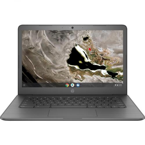 HP Chromebook 14A G5 14" Chromebook   HD   AMD A Series A4 9120C   4 GB   32 GB Flash Memory   Chalkboard Gray Front/500