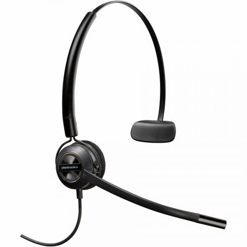Poly EncorePro 540 With Quick Disconnect Convertible Headset TAA   Mono   Mini Phone (3.5mm)   Wired   20 Hz   16 KHz   On Ear   Monaural   Ear Cup   2.92 Ft Cable   Omni Directional, Noise Cancelling Microphone   Black Front/500