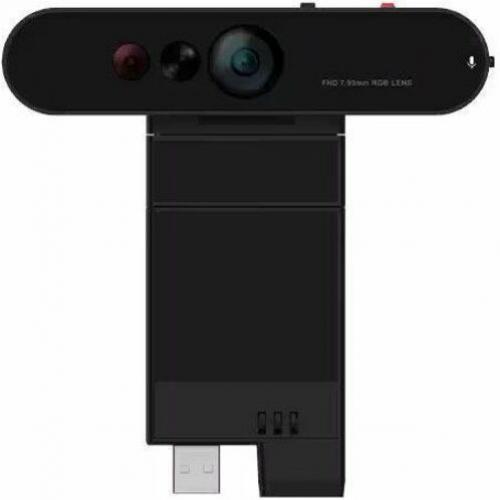 Lenovo ThinkVision MC60 Webcam   Black   USB 2.0 Front/500
