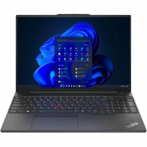 Lenovo ThinkPad E16 Gen 1 21JN003YUS 16" Notebook   WUXGA   Intel Core I5 13th Gen I5 1335U   16 GB   256 GB SSD   Graphite Black Front/500