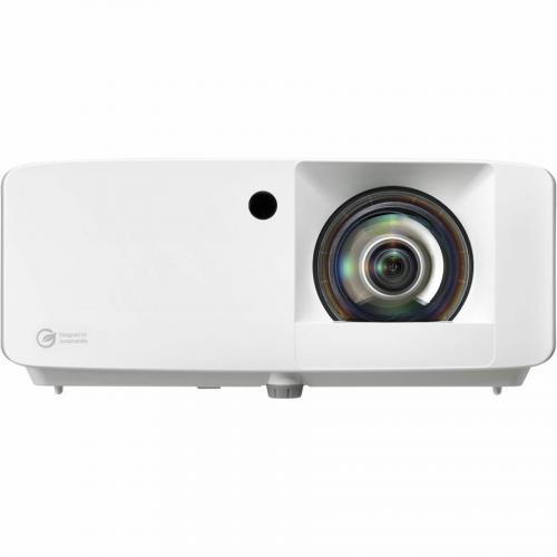 Optoma ZH450ST 3D Short Throw DLP Projector   16:9   Wall Mountable, Portable   White Front/500