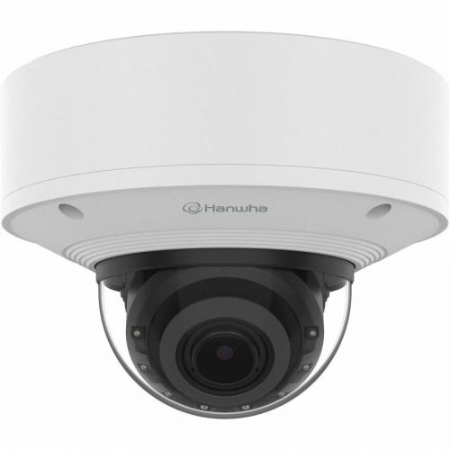Hanwha PNV A6081R E2T 2 Megapixel Outdoor Full HD Network Camera   Color   Dome   White, Silver Front/500