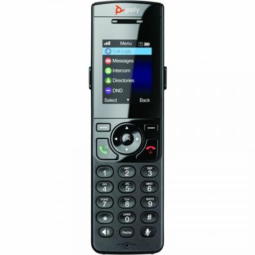 Poly VVX D230 DECT Phone Handset And Charging Cradle With Power Supply Front/500