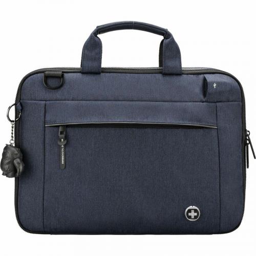 Swissdigital Design Carrying Case (Sleeve) For 14" Apple Notebook, MacBook Pro   Navy, Navy Blue Front/500