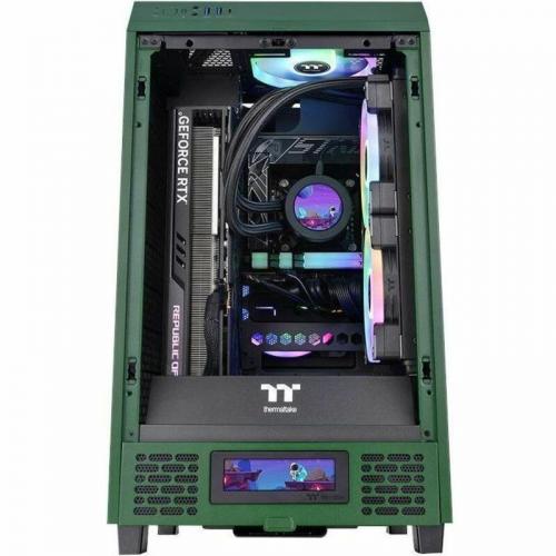 Thermaltake The Tower 200 Racing Green Mini Chassis Front/500