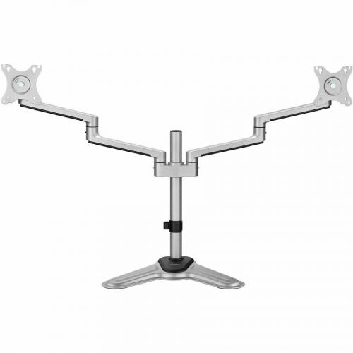 Rocstor Mounting Pole For Monitor, Display   Silver, Black Front/500