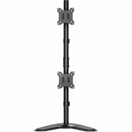 Rocstor ErgoReach Mounting Pole For Monitor   Black   Vertical Front/500