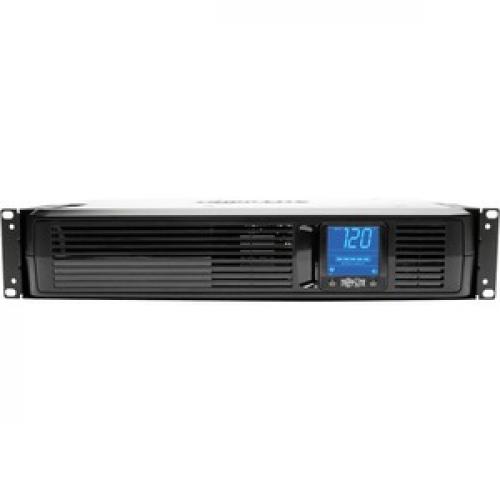 Tripp Lite By Eaton UPS Smart LCD 1500VA 900W 120V Line Interactive UPS   8 Outlets USB DB9 2U Rack/Tower Front/500