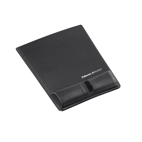 Fellowes Mouse Pad / Wrist Support With Microban&reg; Protection Hero-Shot/500