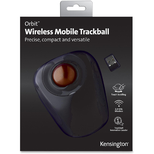 Kensington Orbit Wireless Trackball Mouse In-Package/500