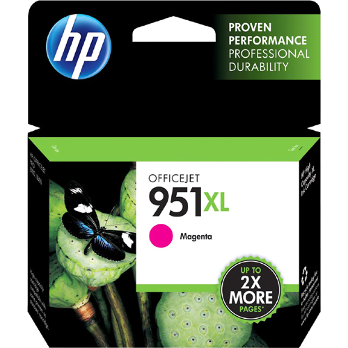 HP 951XL (CN047AN) Original Inkjet Ink Cartridge   Magenta   1 Each In-Package/500