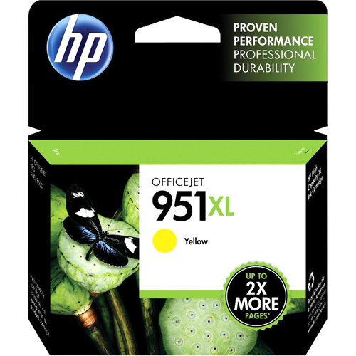 HP 951XL YELLOW OFFICEJET INK CARTRIDGE In-Package/500