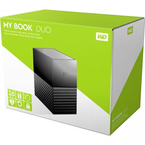 WD 16TB My Book Duo Desktop RAID External Hard Drive - USB 3.1