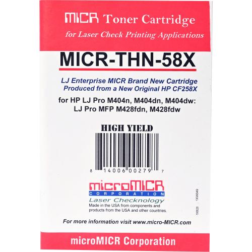 MicroMICR MICR Toner Cartridge   Alternative For HP 58X In-Package/500