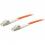 AddOn 4m LC (Male) To LC (Male) Orange OM1 Duplex Fiber OFNR (Riser Rated) Patch Cable Left/500